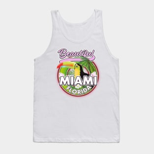 Beautiful Miami Florida travel logo Tank Top